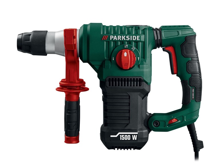 Перфоратор бочковой SDS+ 1500Вт/5 Дж Parkside